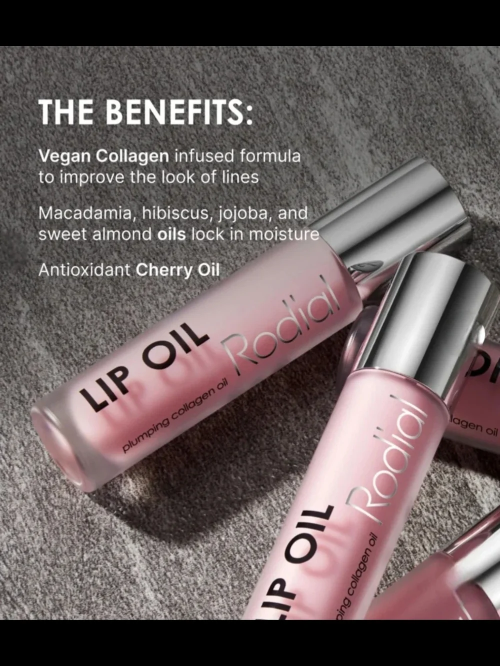 RODIAL Plumping Collagen Lip Oil In Original Pink 4ml - NEW IN BOX Retail $38